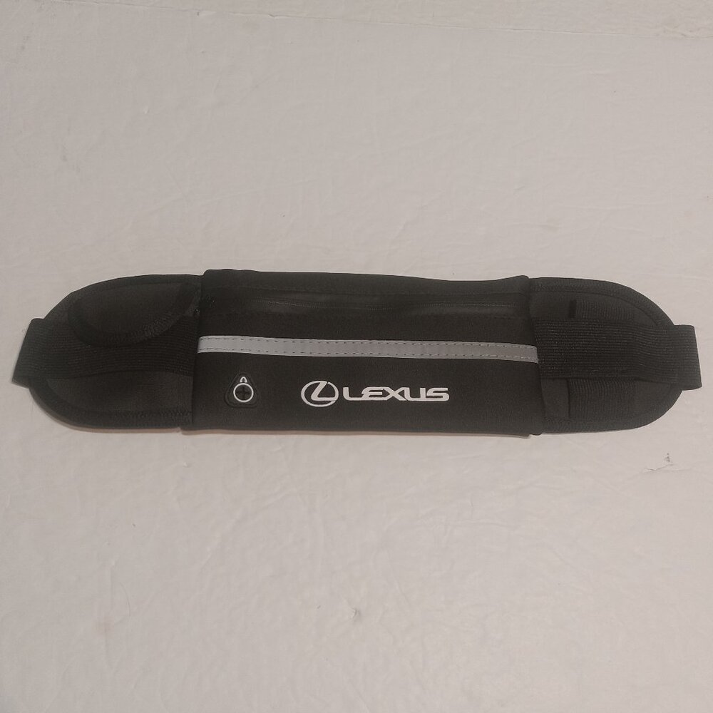 Lexus Waist Pouch/Fanny Pack Black/White